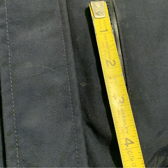 Carhartt Hooded Storm Jacket RN 14806 Black Sz M Detachable Hood Zip Pocket - Picture 6 of 6